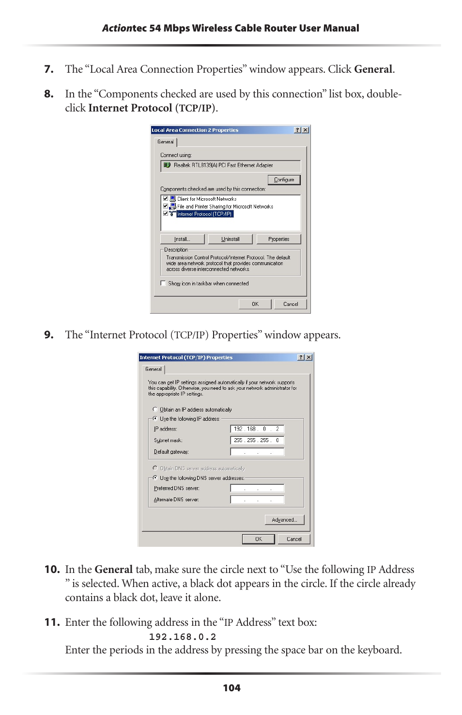 Actiontec electronic GT701WRU User Manual | Page 109 / 137