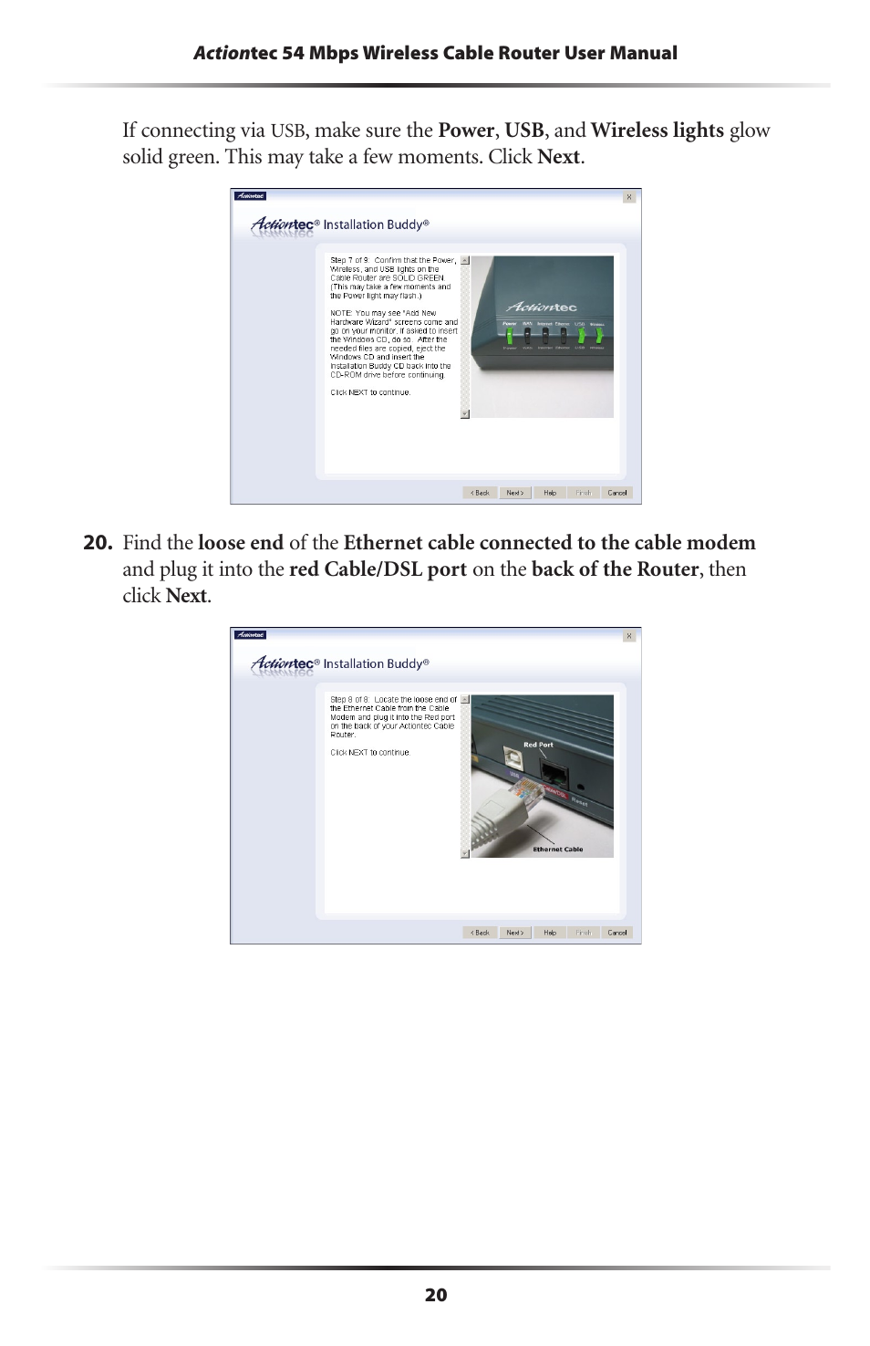 Actiontec electronic GT701WRU User Manual | Page 25 / 137