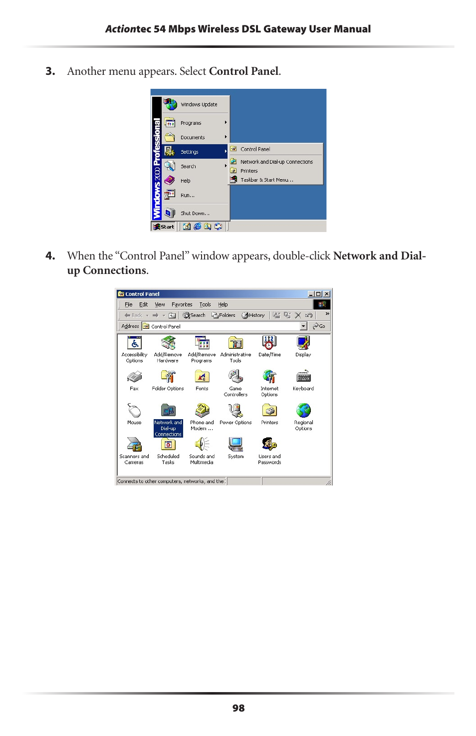 Actiontec electronic Actiontec Wireless DSL Gateway GT701WG User Manual | Page 101 / 135