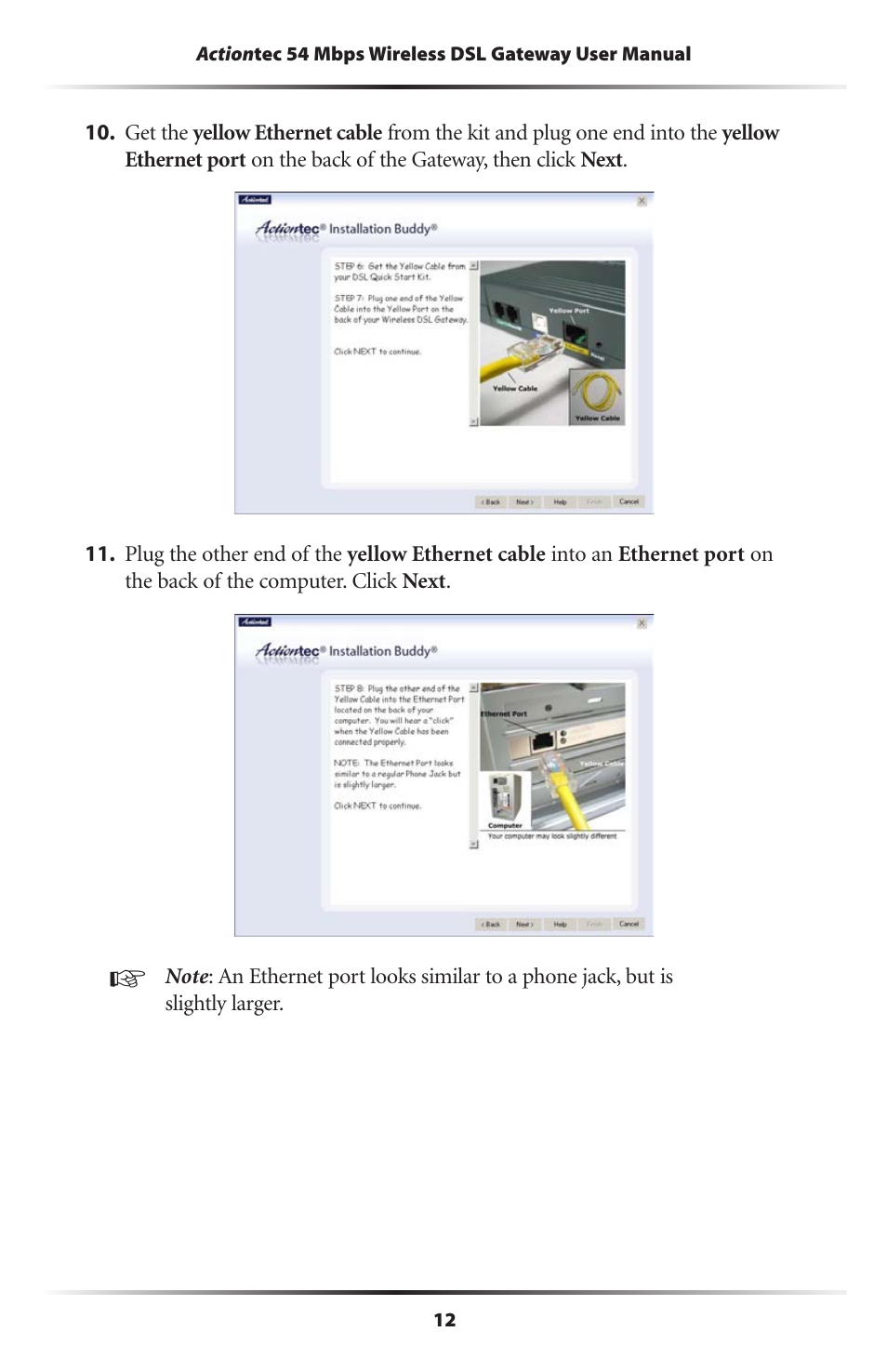 Actiontec electronic Actiontec Wireless DSL Gateway GT701WG User Manual | Page 15 / 135