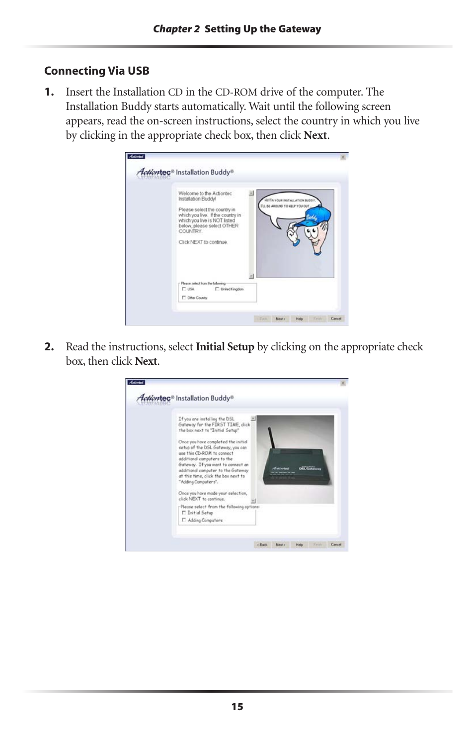 Actiontec electronic Actiontec Wireless DSL Gateway GT701WG User Manual | Page 18 / 135