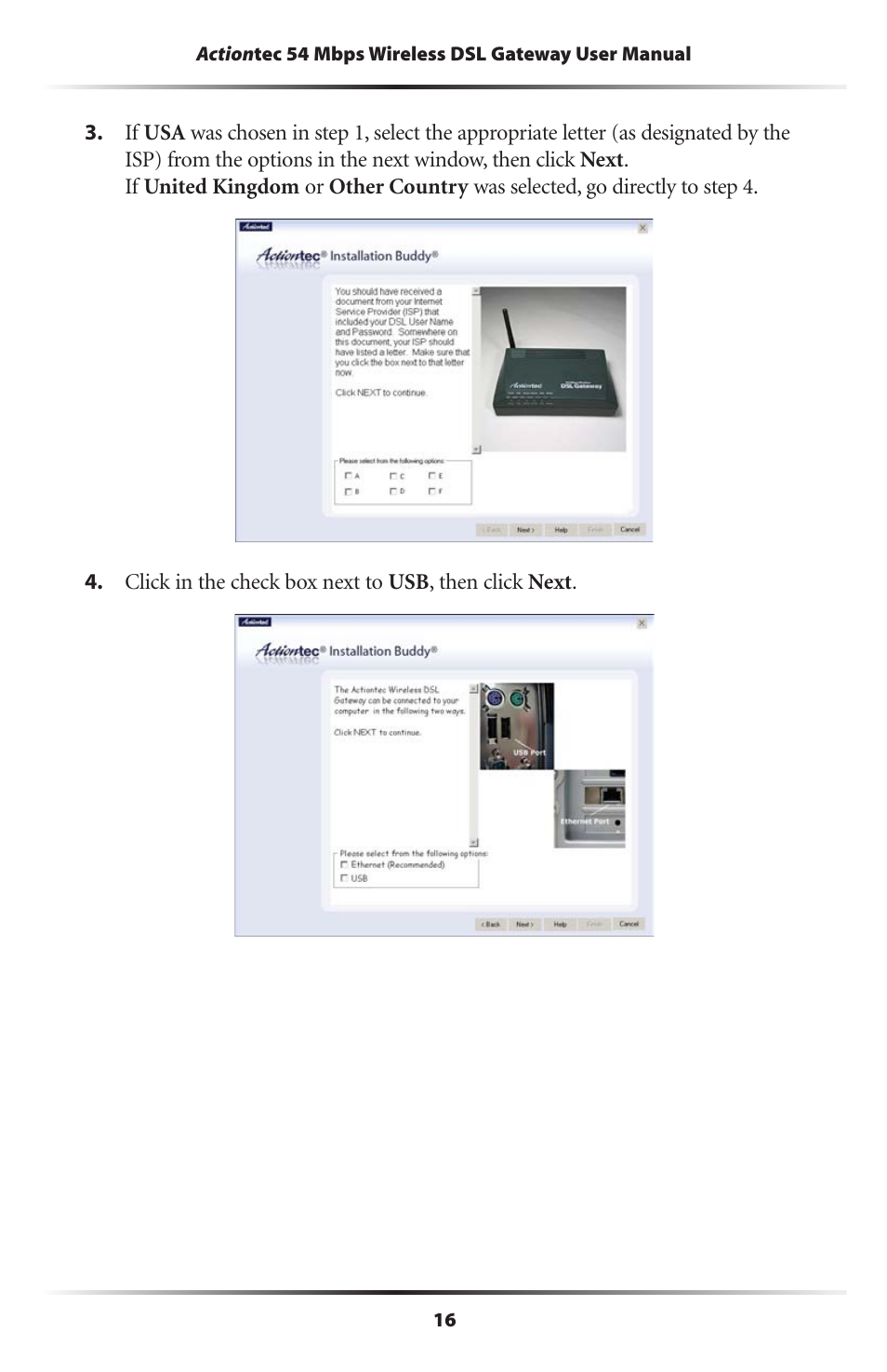 Actiontec electronic Actiontec Wireless DSL Gateway GT701WG User Manual | Page 19 / 135