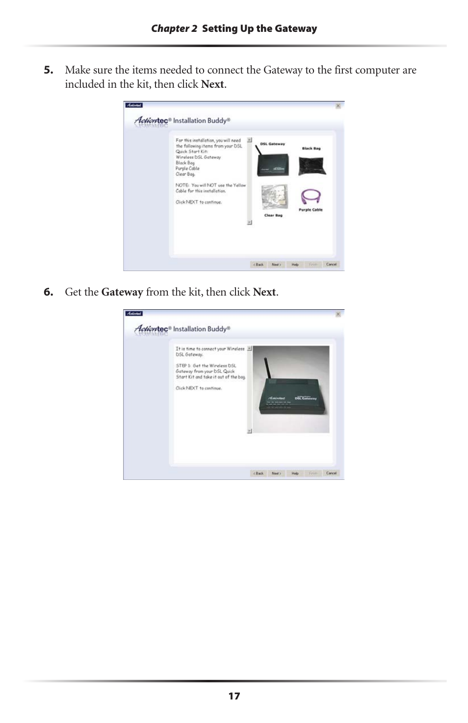 Actiontec electronic Actiontec Wireless DSL Gateway GT701WG User Manual | Page 20 / 135