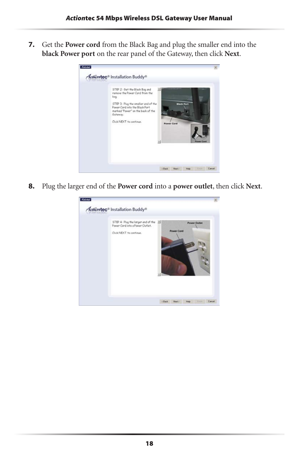 Actiontec electronic Actiontec Wireless DSL Gateway GT701WG User Manual | Page 21 / 135