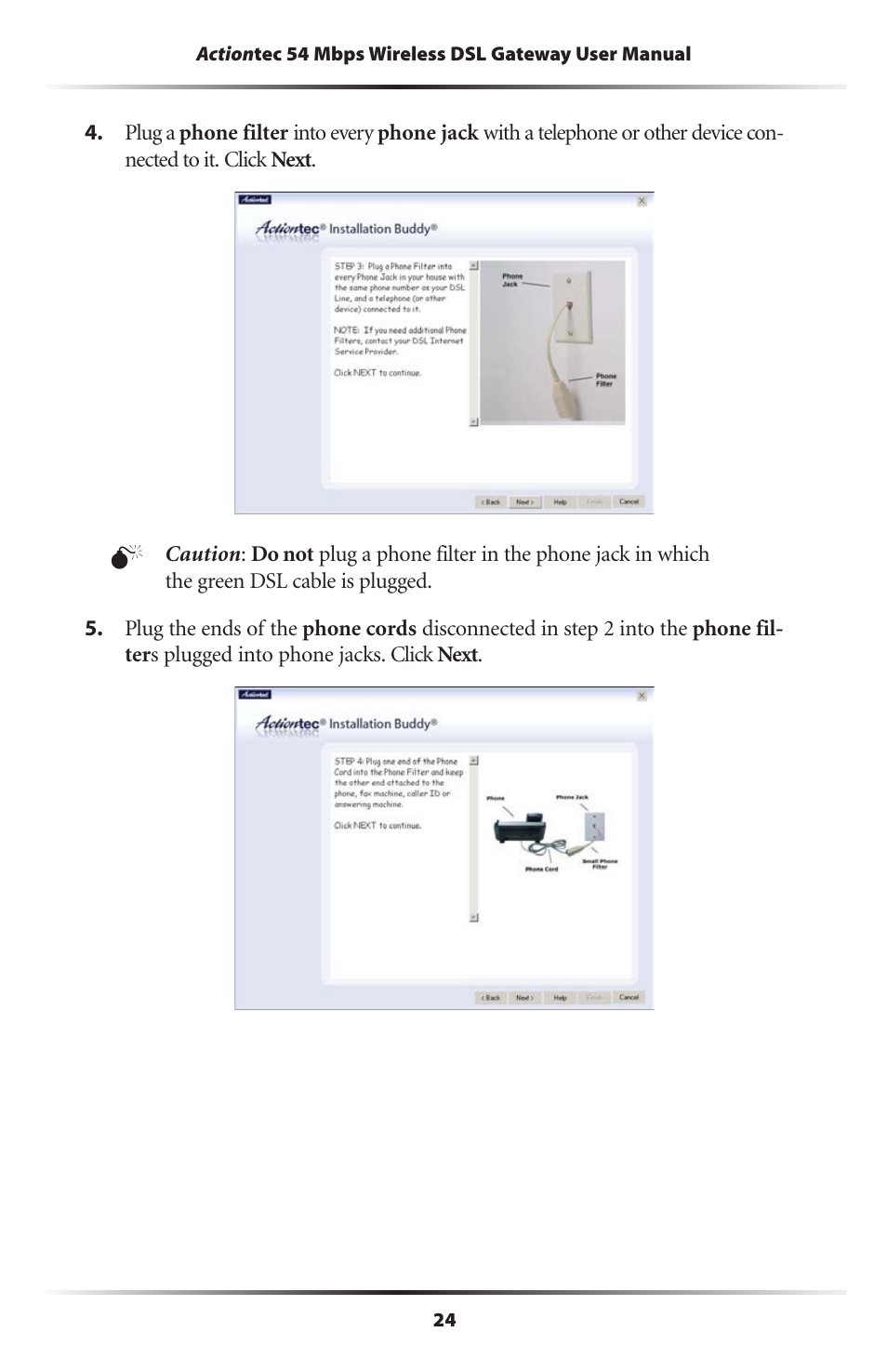 Actiontec electronic Actiontec Wireless DSL Gateway GT701WG User Manual | Page 27 / 135