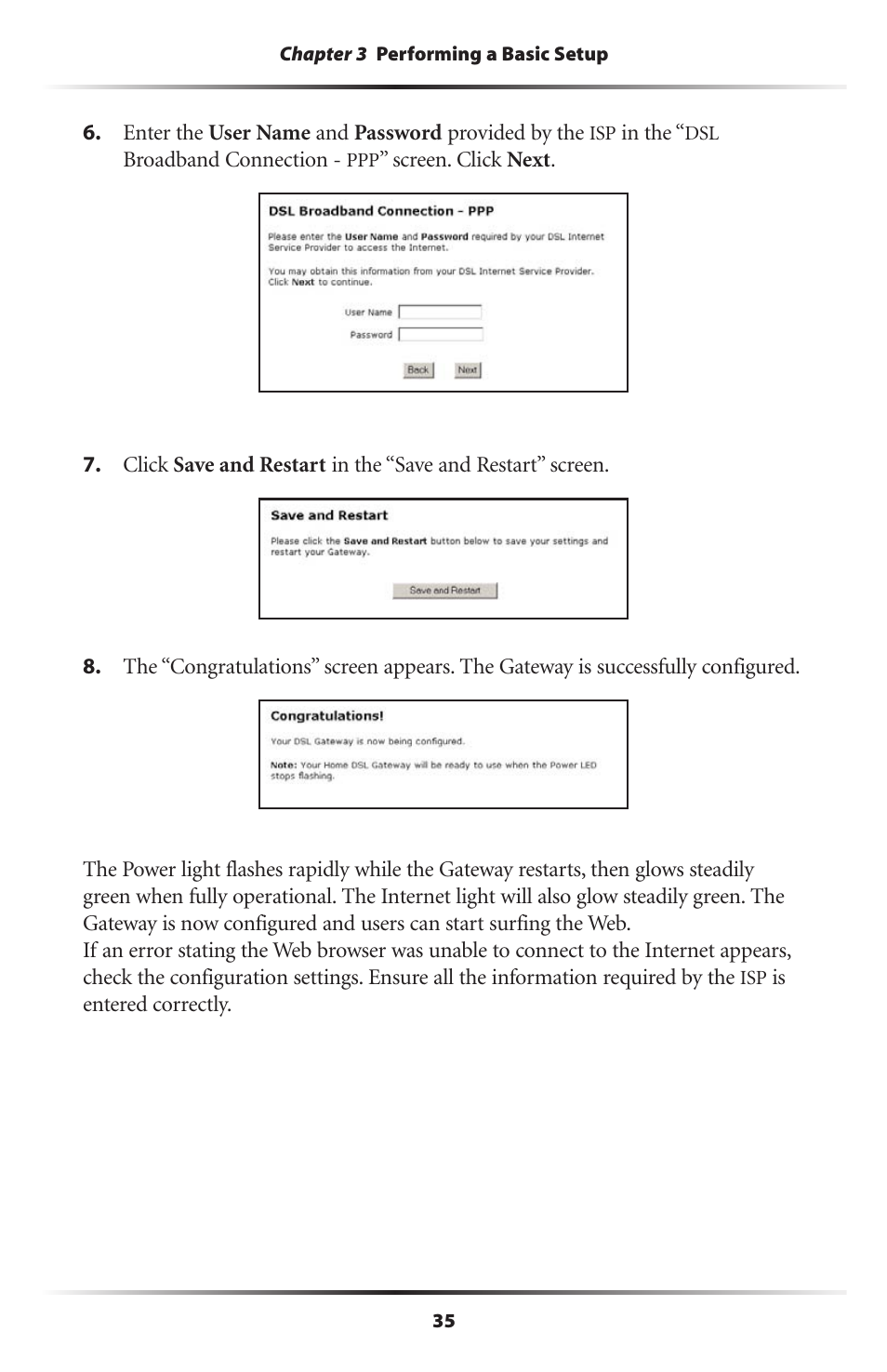 Actiontec electronic Actiontec Wireless DSL Gateway GT701WG User Manual | Page 38 / 135