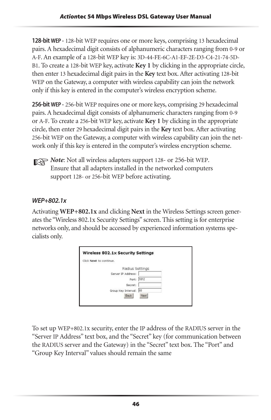 Actiontec electronic Actiontec Wireless DSL Gateway GT701WG User Manual | Page 49 / 135