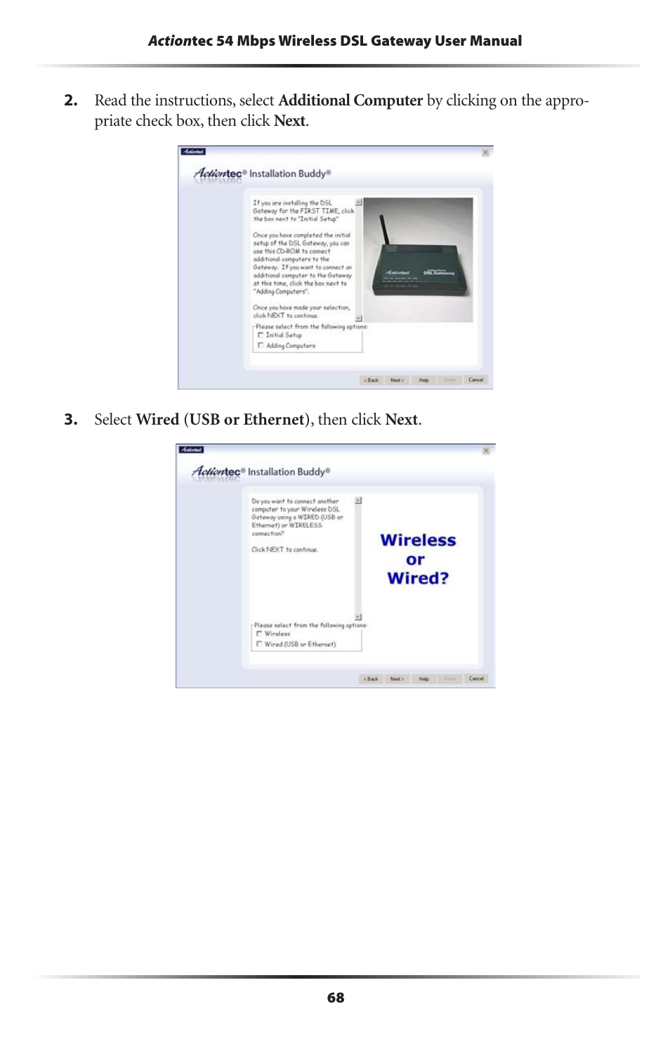Actiontec electronic Actiontec Wireless DSL Gateway GT701WG User Manual | Page 71 / 135