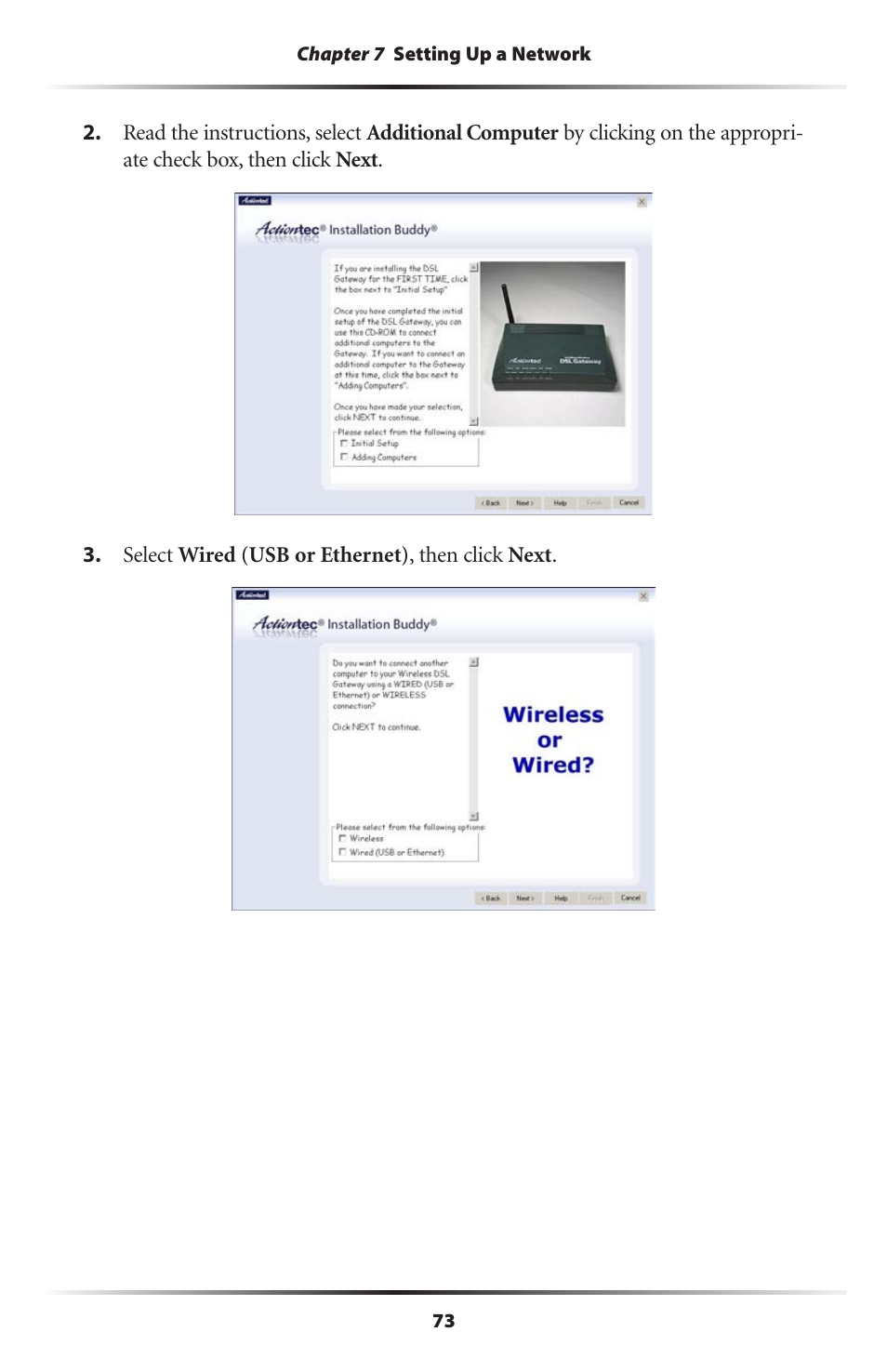 Actiontec electronic Actiontec Wireless DSL Gateway GT701WG User Manual | Page 76 / 135
