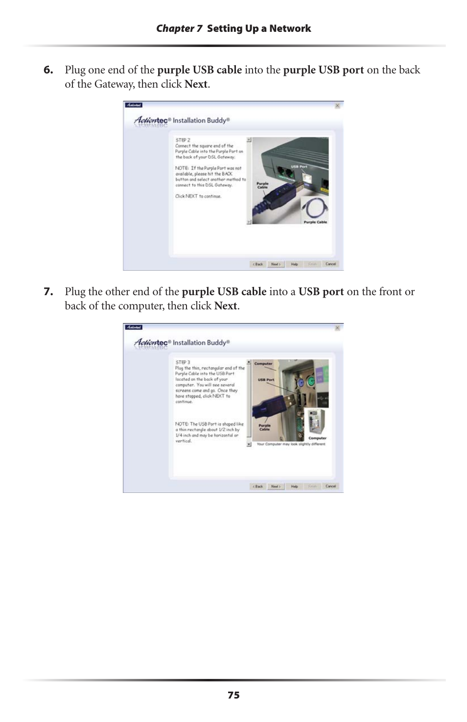 Actiontec electronic Actiontec Wireless DSL Gateway GT701WG User Manual | Page 78 / 135