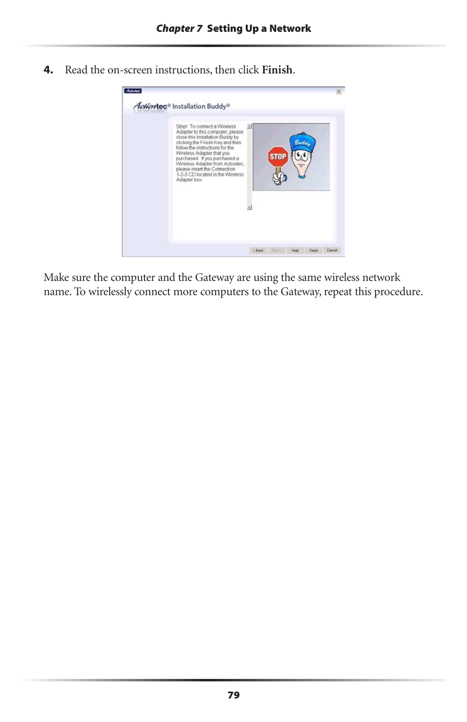 Actiontec electronic Actiontec Wireless DSL Gateway GT701WG User Manual | Page 82 / 135