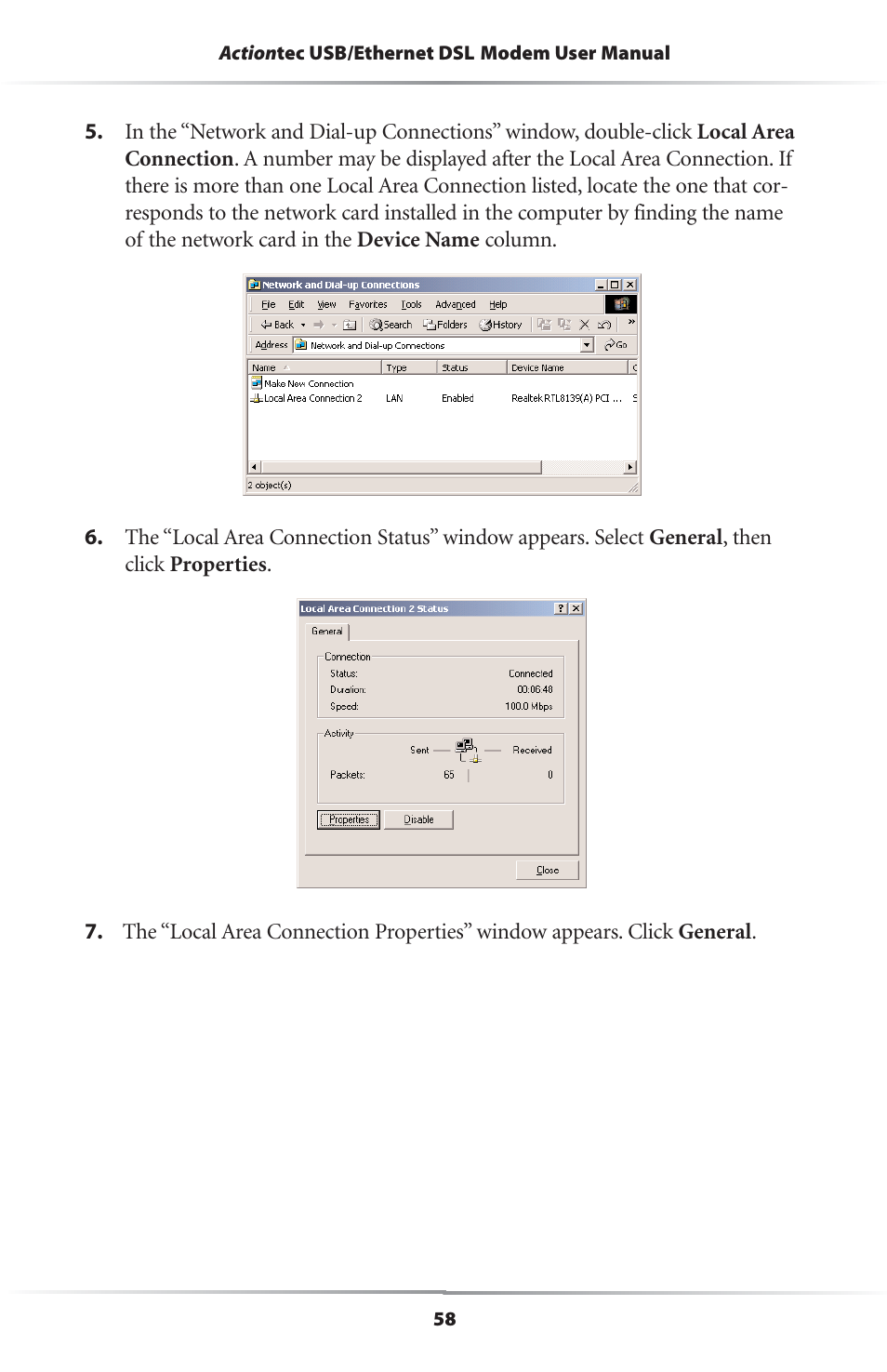 Actiontec electronic R4500U User Manual | Page 61 / 99