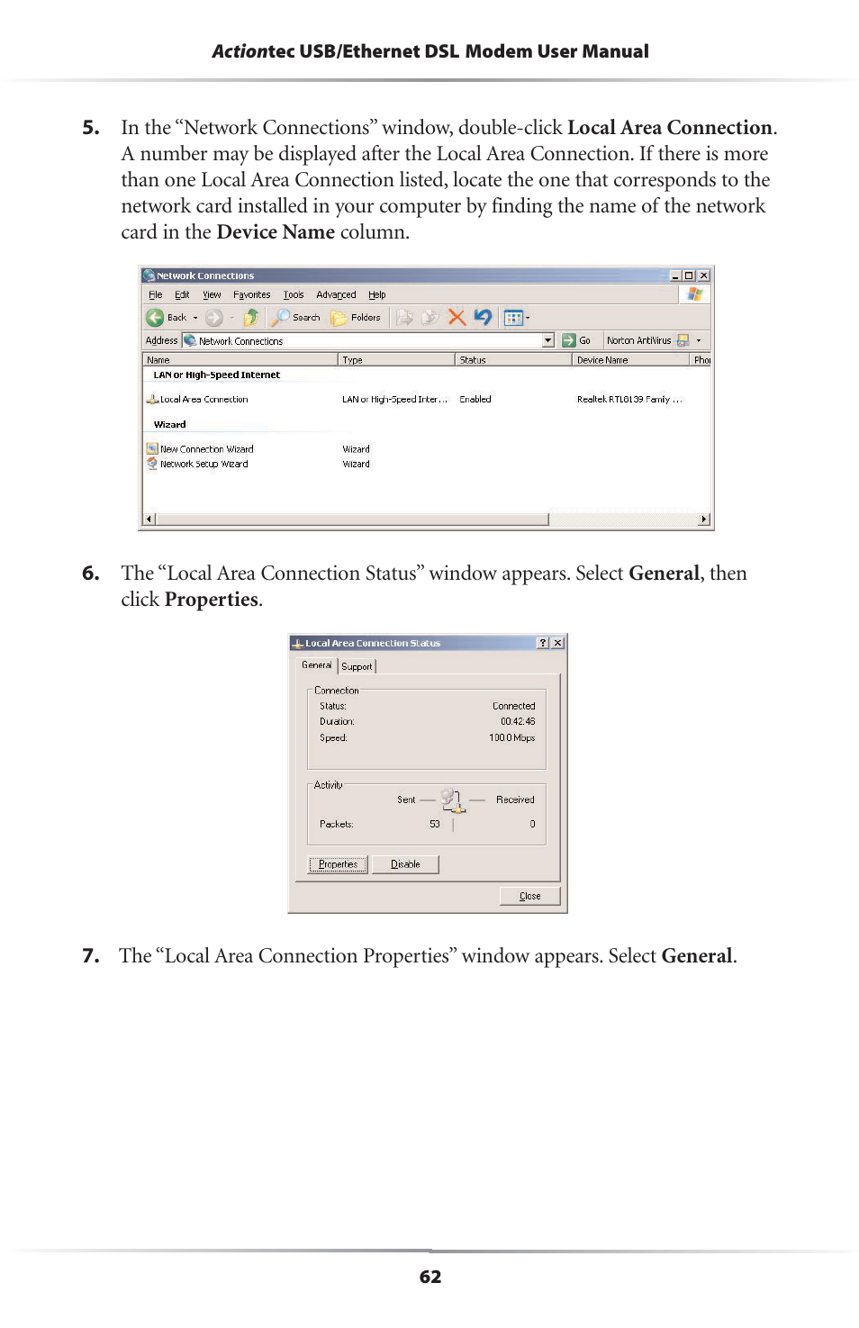 Actiontec electronic R4500U User Manual | Page 65 / 99