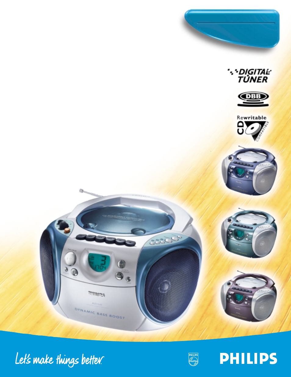 Philips AZ3143 User Manual | 2 pages