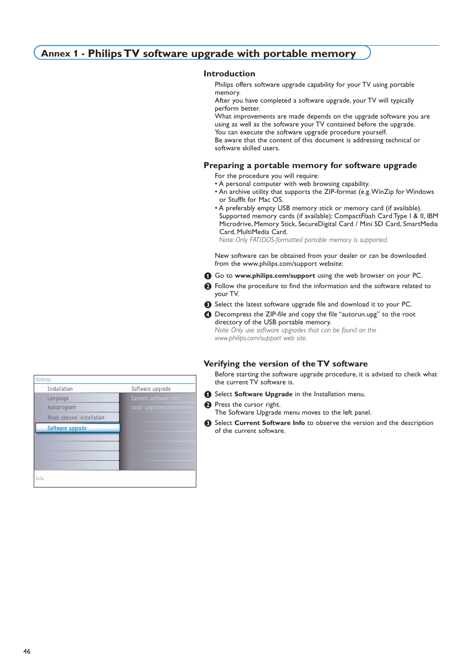 Annex 1 | Philips 42PF9630A-37 User Manual | Page 48 / 56