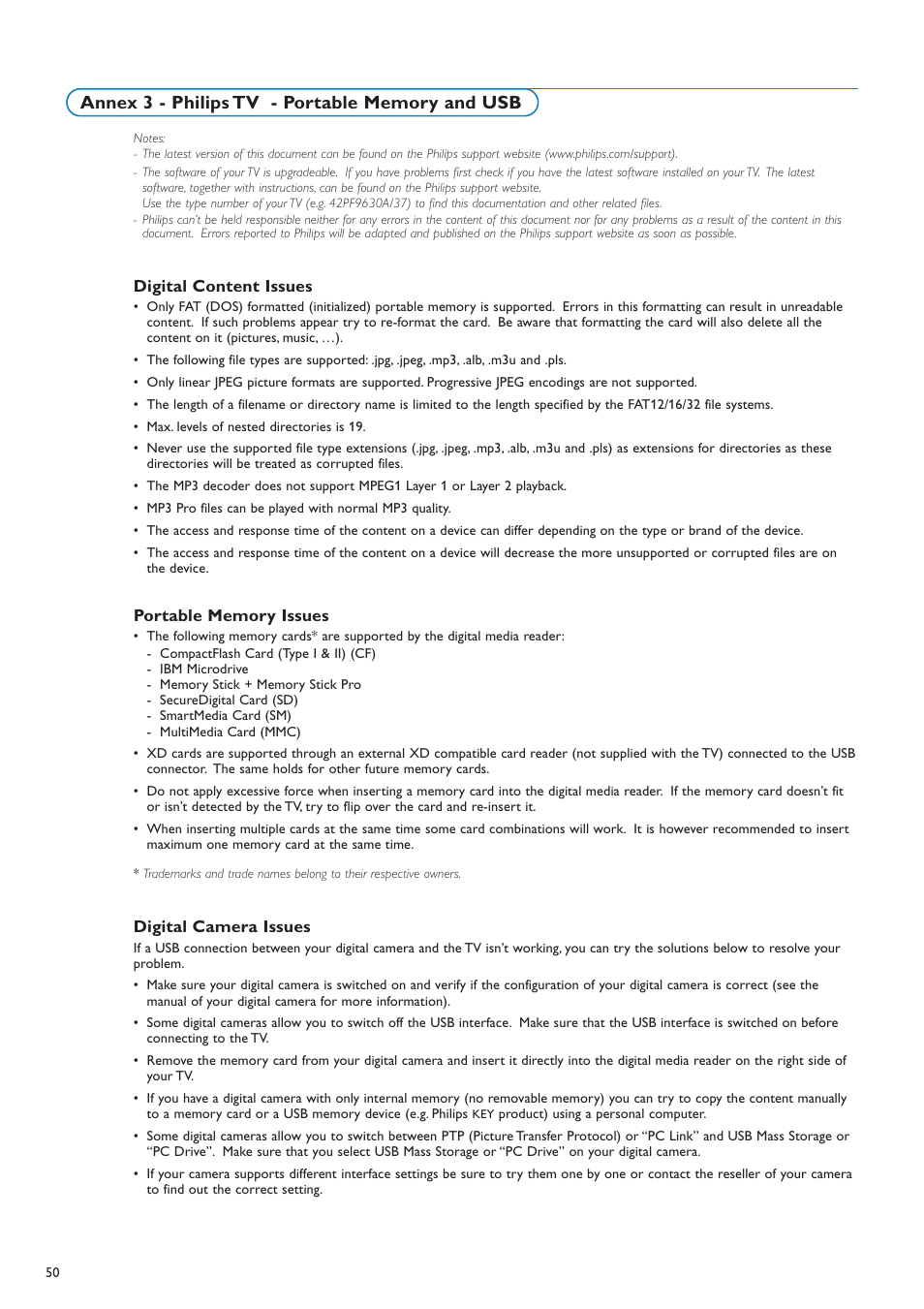 Philips 42PF9630A-37 User Manual | Page 52 / 56