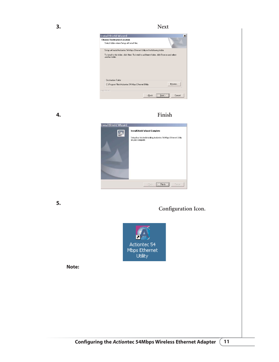 Actiontec electronic HWE05490-01 User Manual | Page 13 / 41
