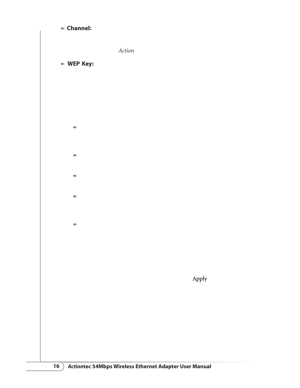 Actiontec electronic HWE05490-01 User Manual | Page 18 / 41