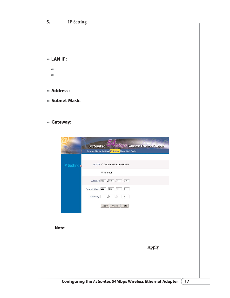 Actiontec electronic HWE05490-01 User Manual | Page 19 / 41