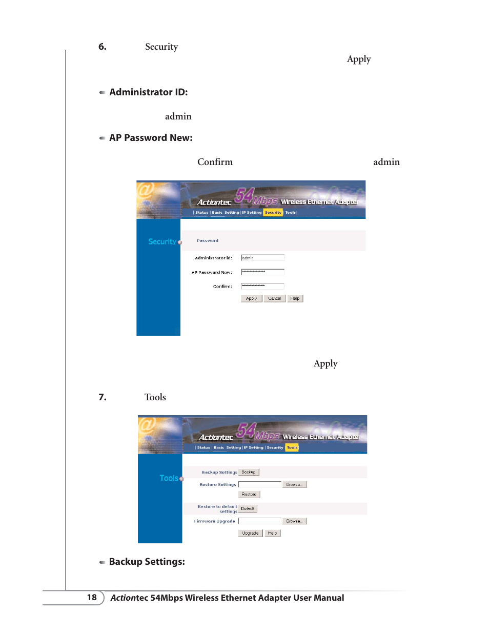 Actiontec electronic HWE05490-01 User Manual | Page 20 / 41