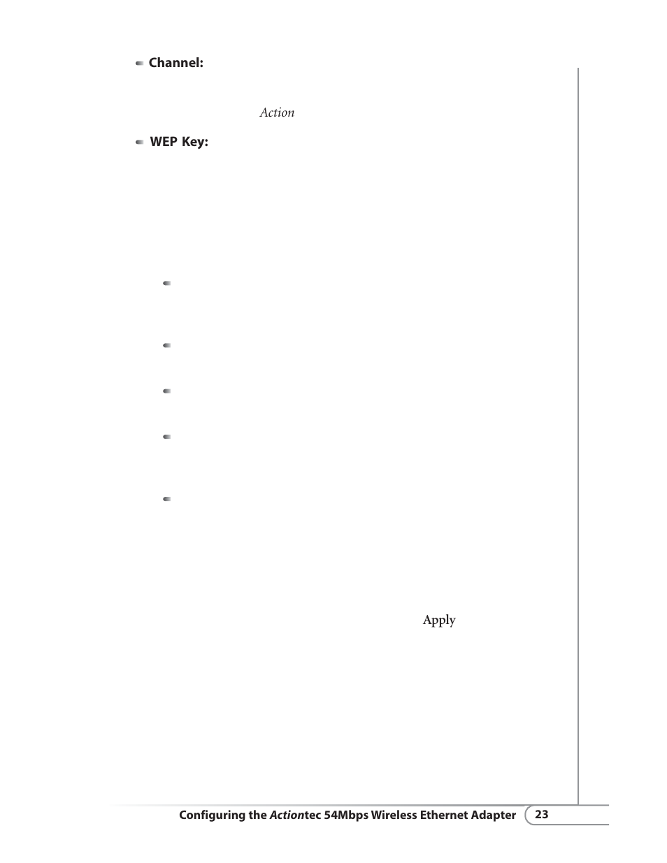 Actiontec electronic HWE05490-01 User Manual | Page 25 / 41