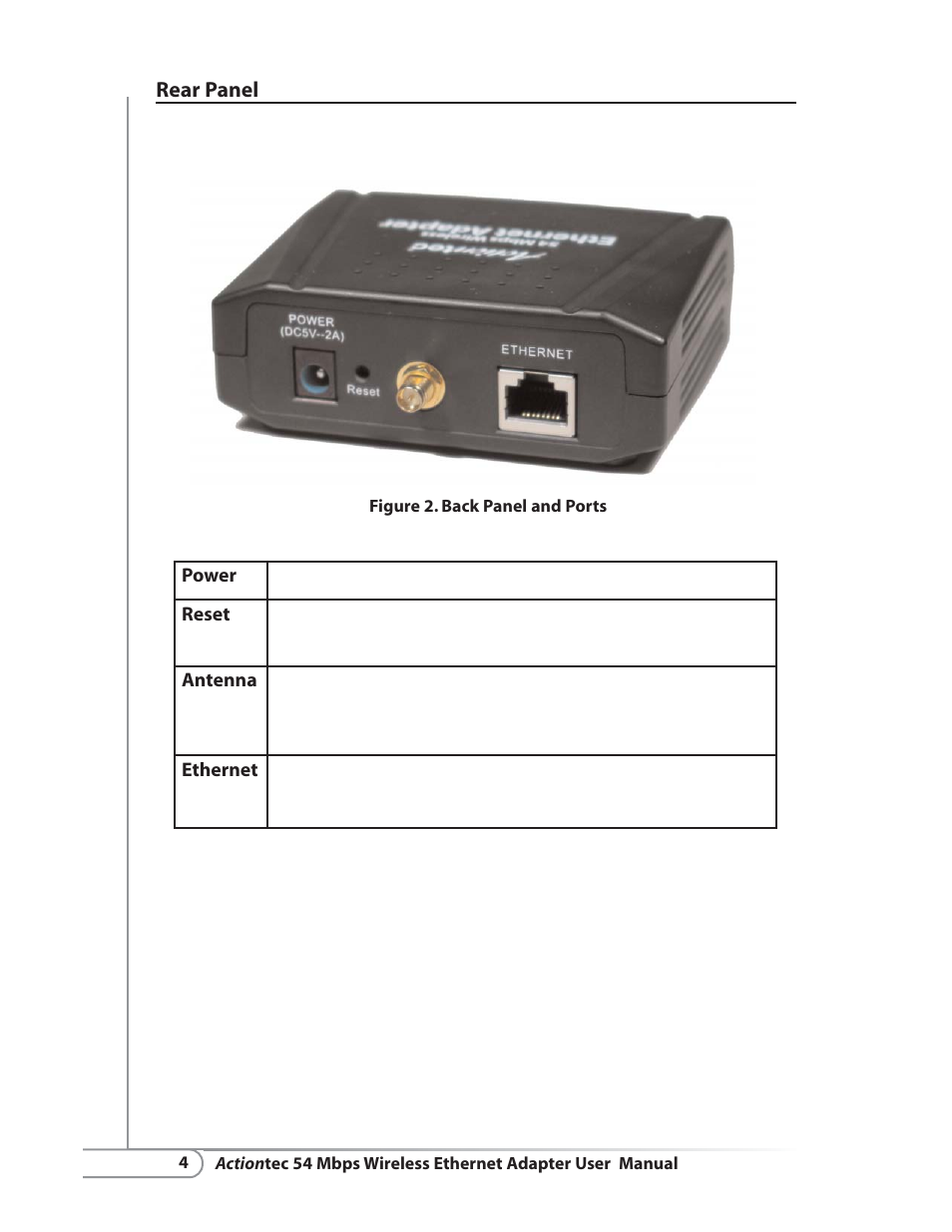 Actiontec electronic HWE05490-01 User Manual | Page 6 / 41