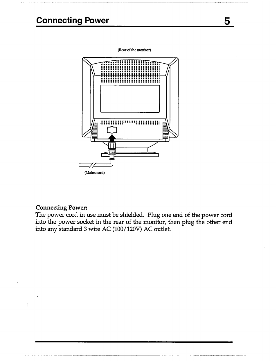 Connecting power | Philips CM2089JS51 User Manual | Page 7 / 20