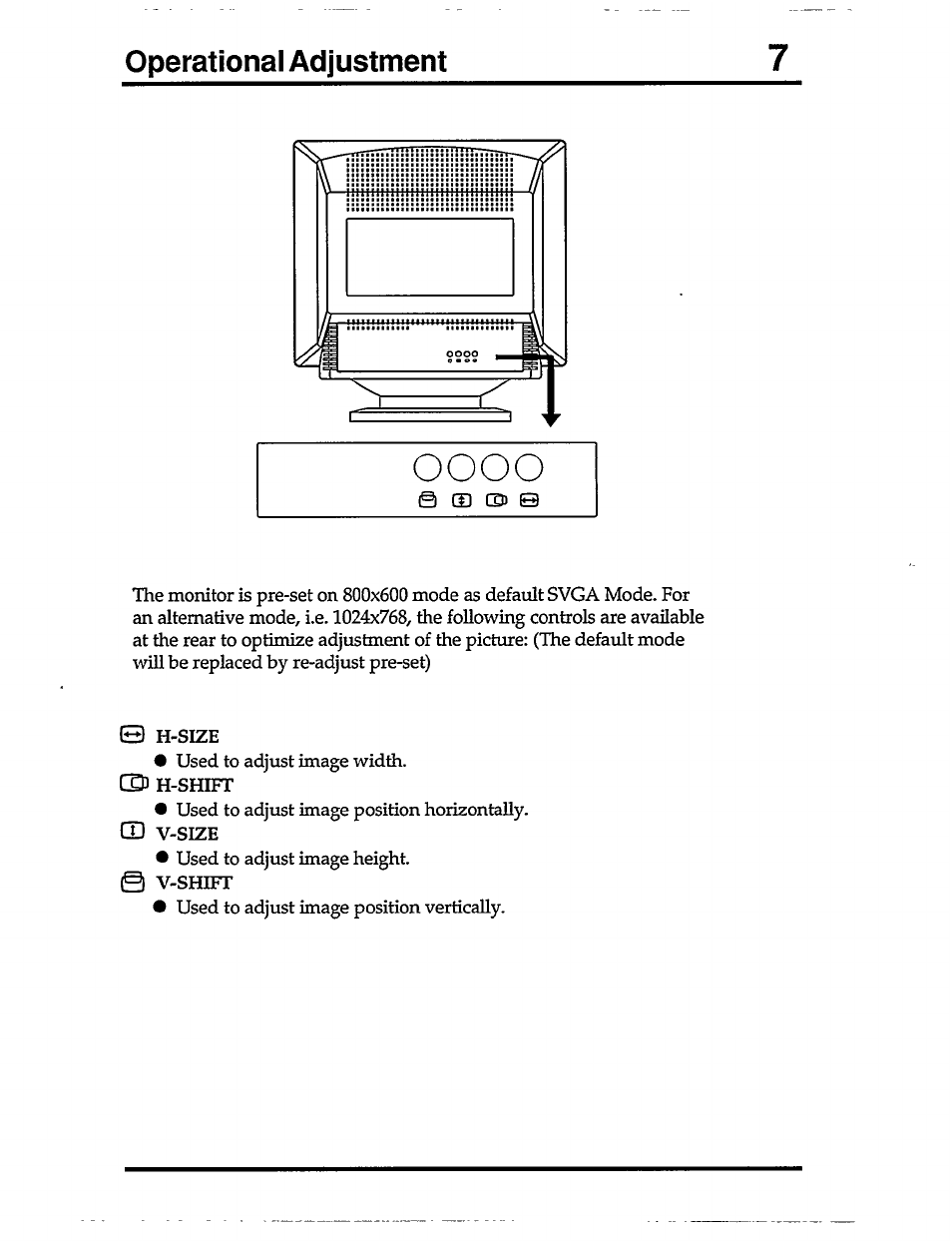 Operational adjustment | Philips CM2089JS51 User Manual | Page 9 / 20