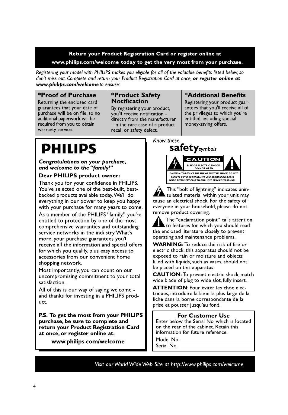 Philips MC235B-37 User Manual | Page 4 / 20