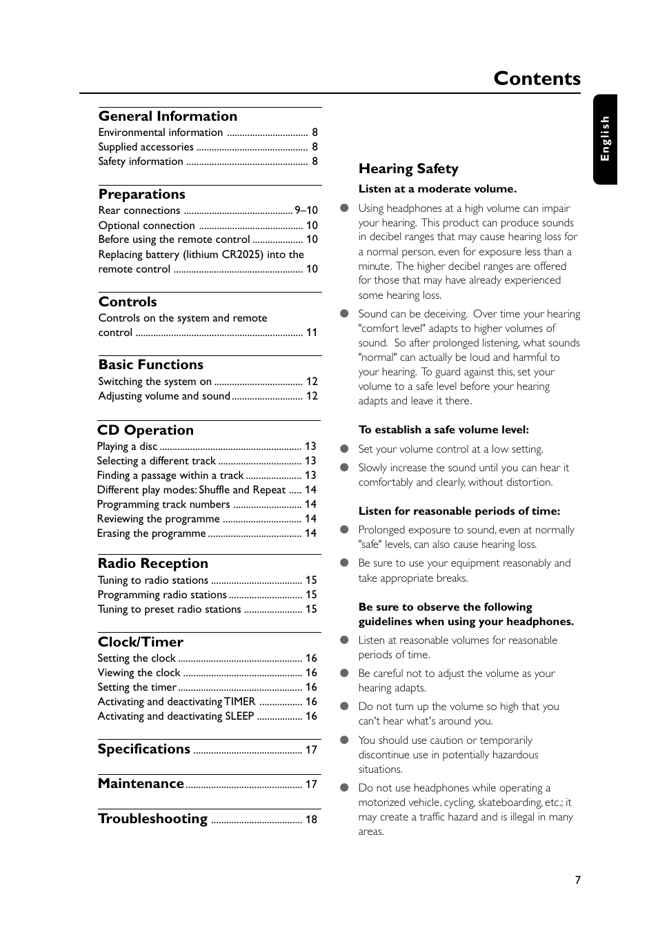 Philips MC235B-37 User Manual | Page 7 / 20