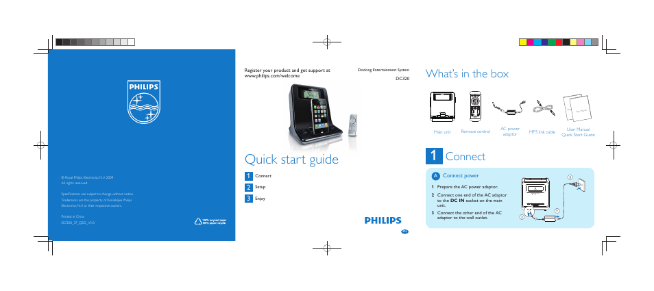 Philips DC320-37B User Manual | 2 pages