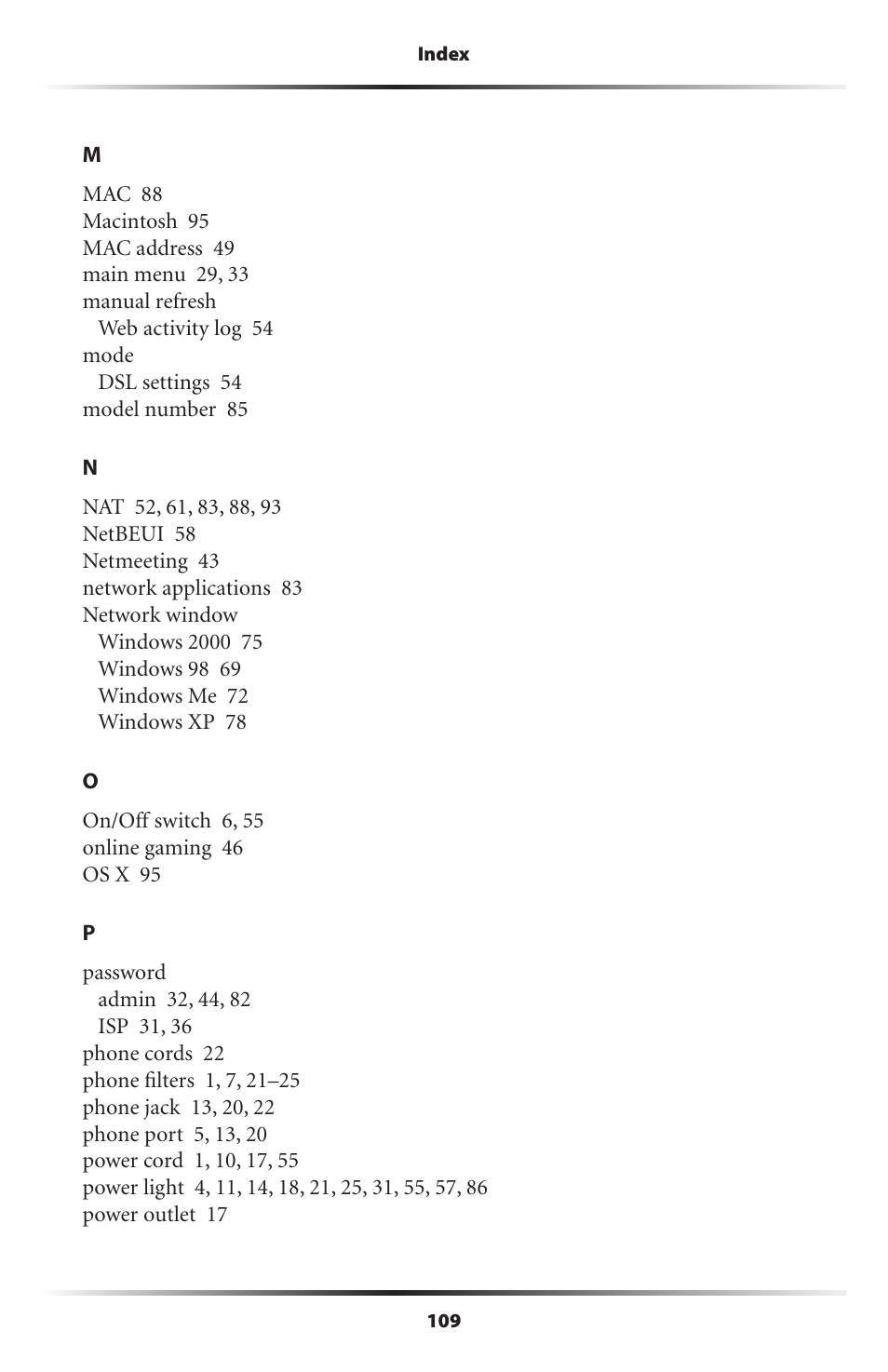 Actiontec electronic GT701 User Manual | Page 112 / 115