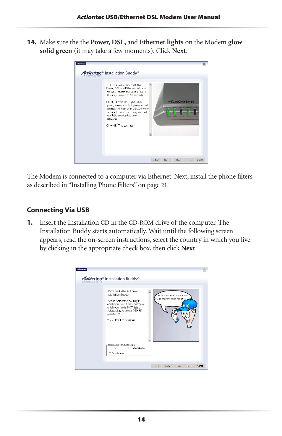 Actiontec electronic GT701 User Manual | Page 17 / 115