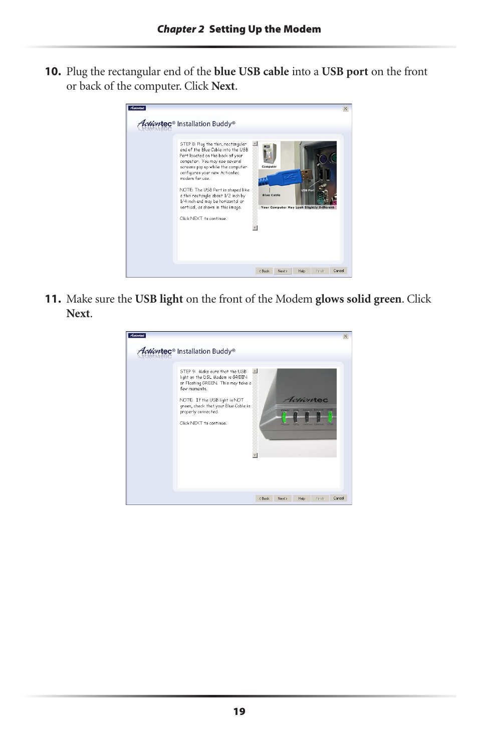 Actiontec electronic GT701 User Manual | Page 22 / 115