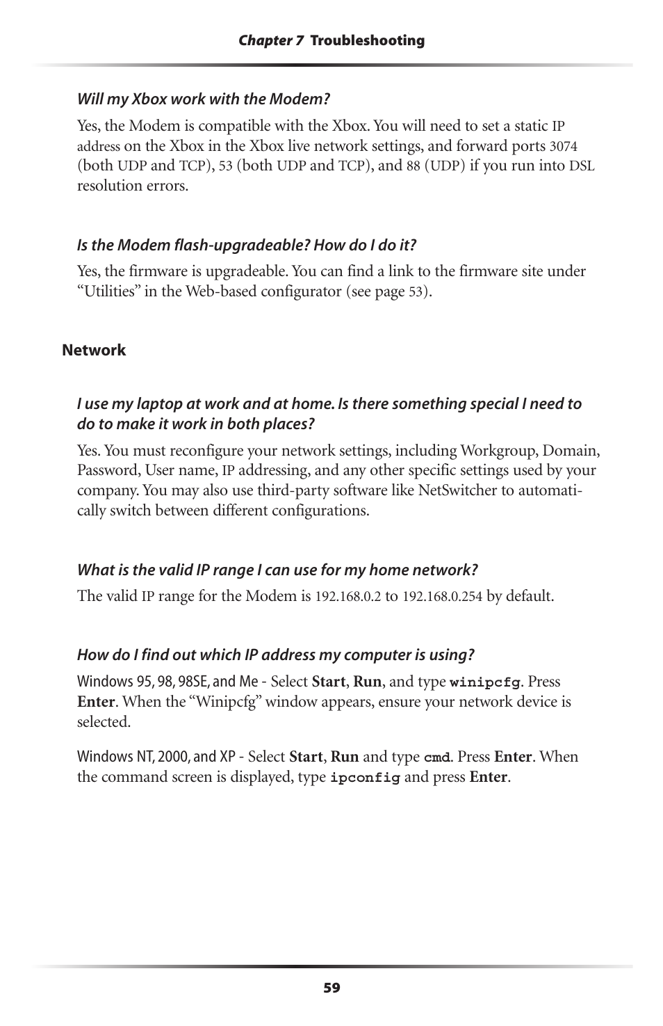 Actiontec electronic GT701 User Manual | Page 62 / 115