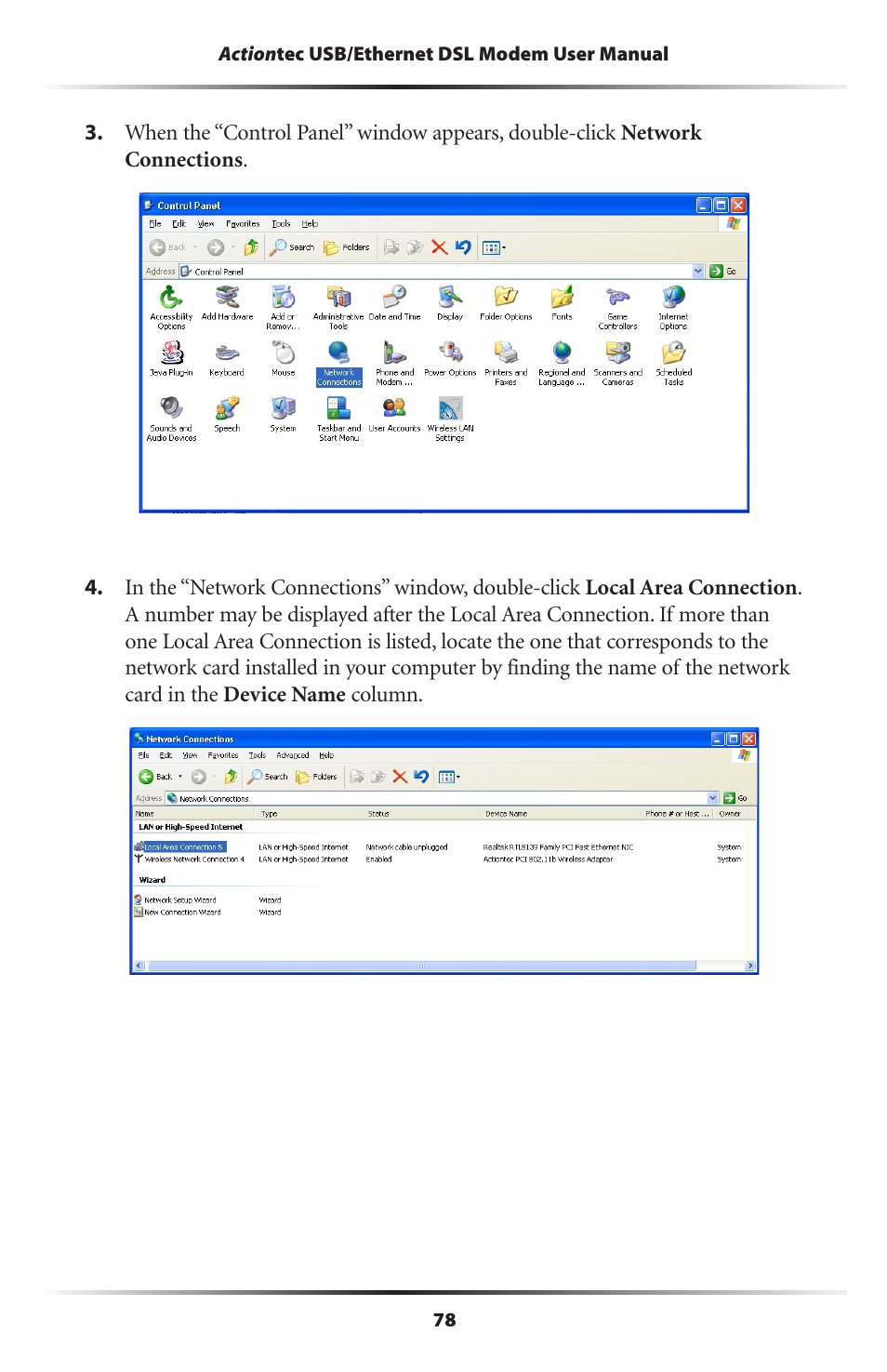 Actiontec electronic GT701 User Manual | Page 81 / 115