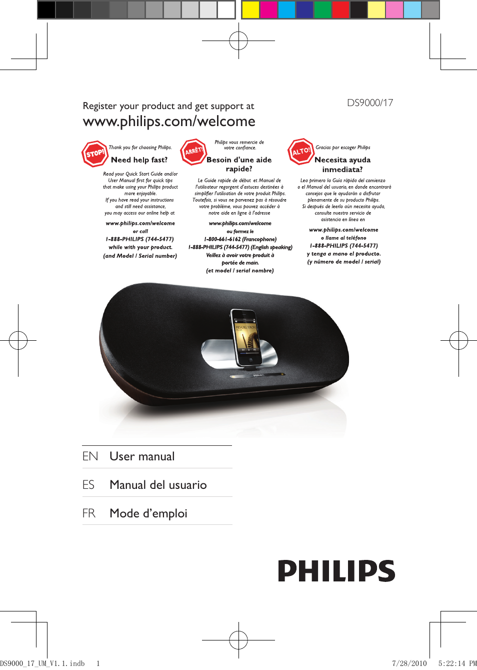 Philips DS9000-27 User Manual | 24 pages