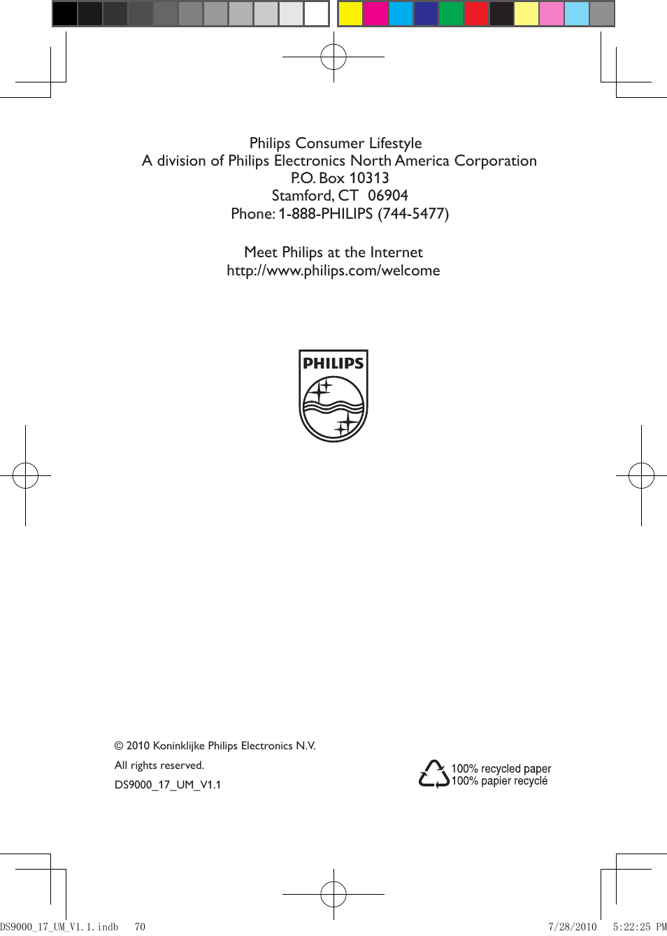 Philips DS9000-27 User Manual | Page 24 / 24