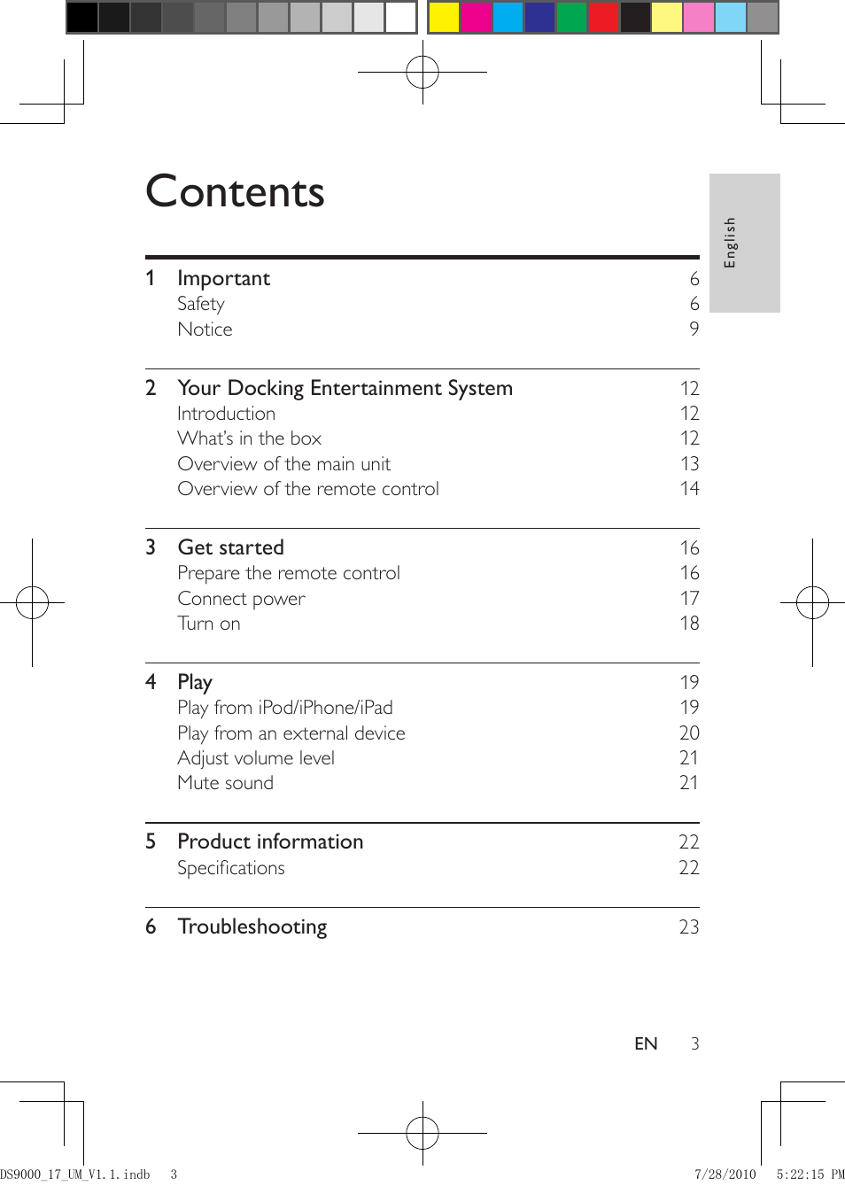 Philips DS9000-27 User Manual | Page 3 / 24