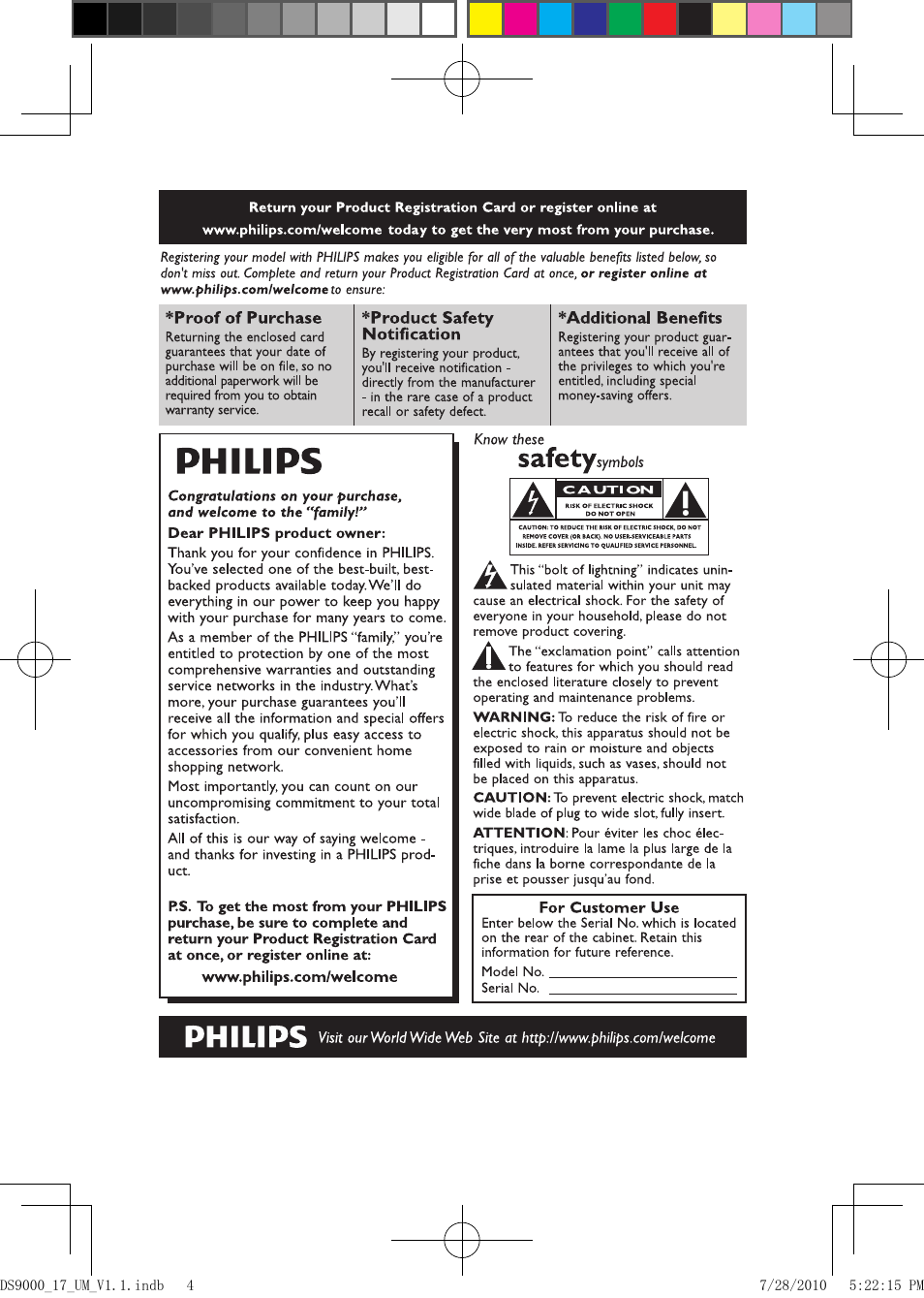 Philips DS9000-27 User Manual | Page 4 / 24