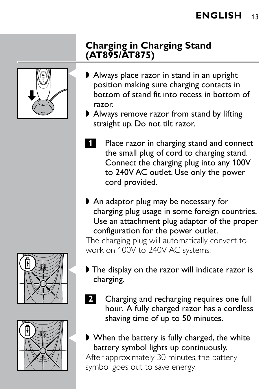 Philips AT895-41 User Manual | Page 13 / 29