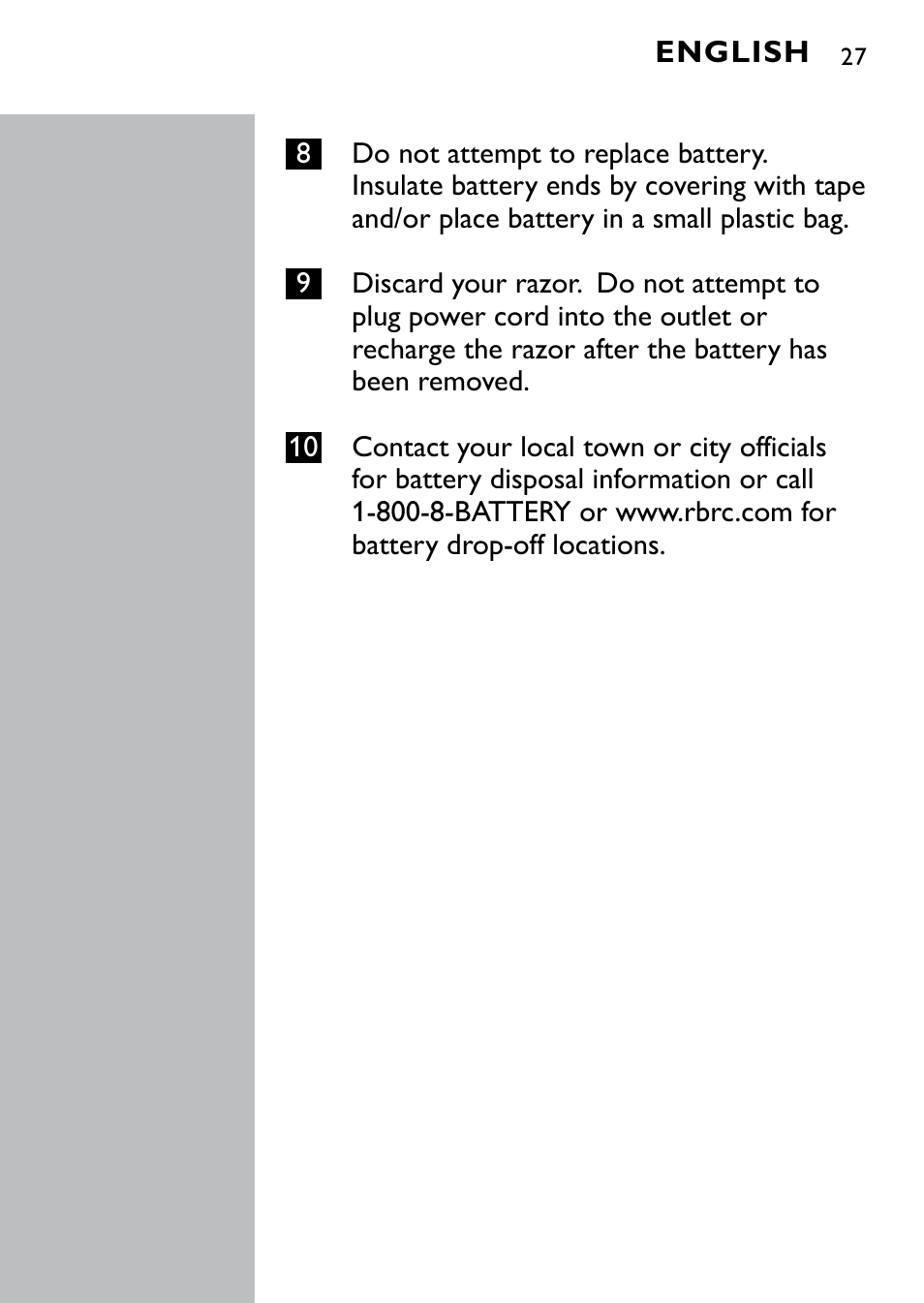 Philips AT895-41 User Manual | Page 27 / 29