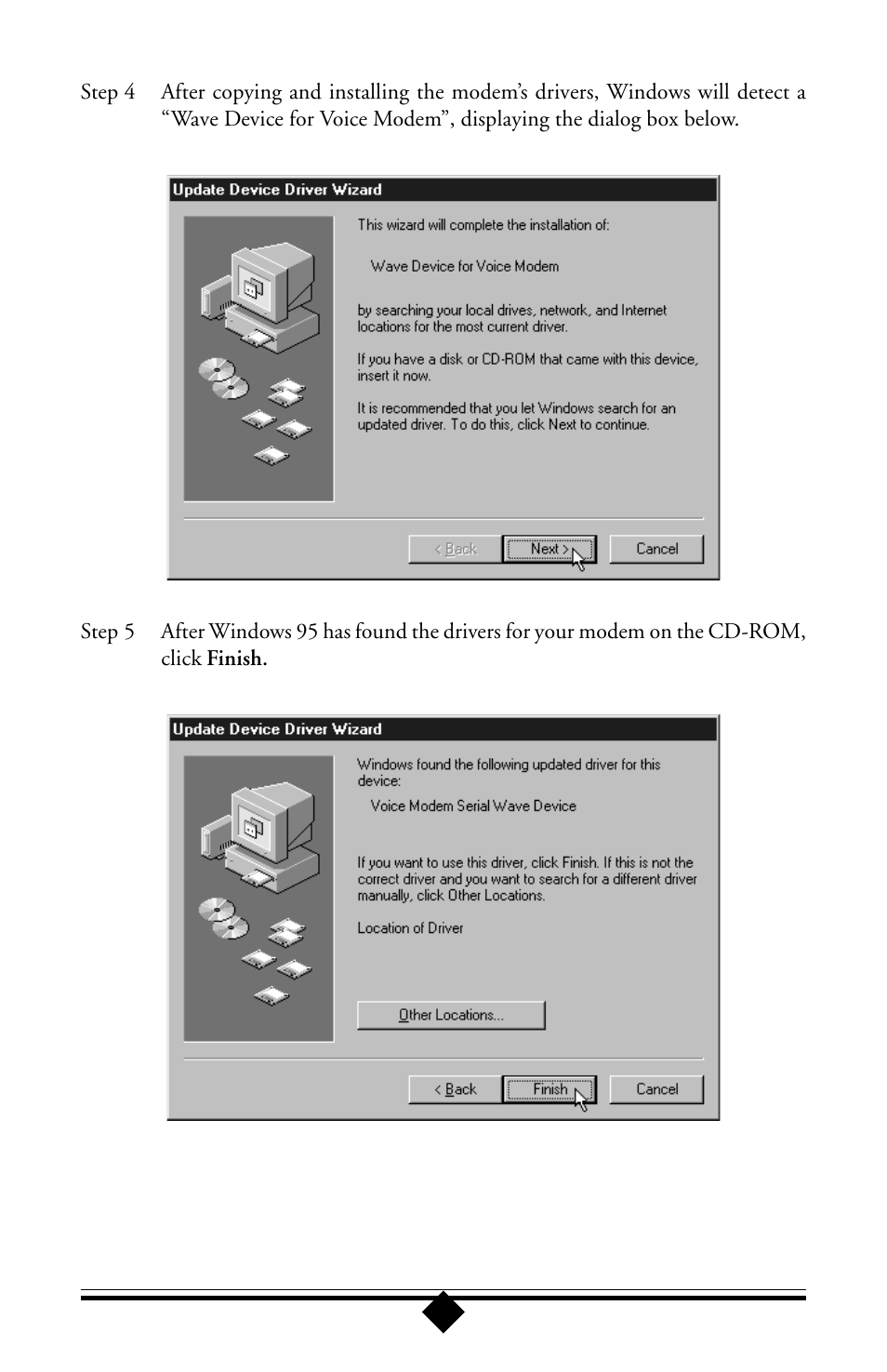 Actiontec electronic 56K User Manual | Page 13 / 33