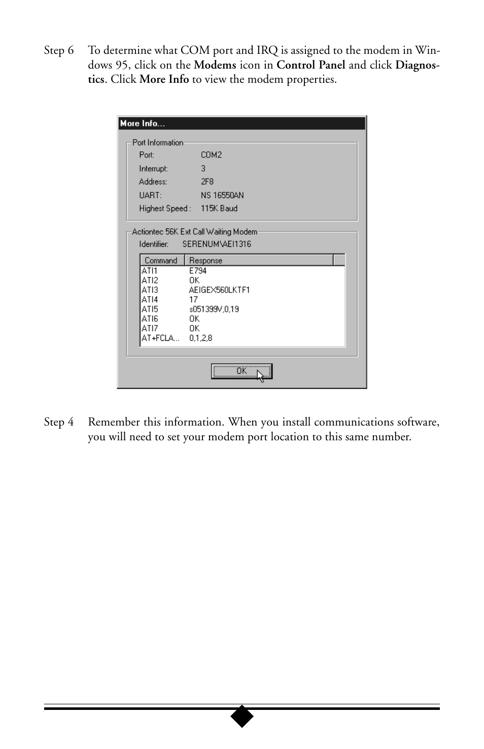 Actiontec electronic 56K User Manual | Page 14 / 33
