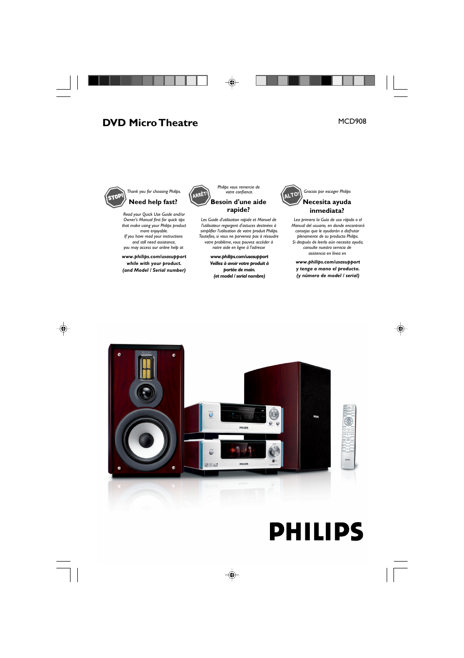 Philips MCD908-37B User Manual | 45 pages