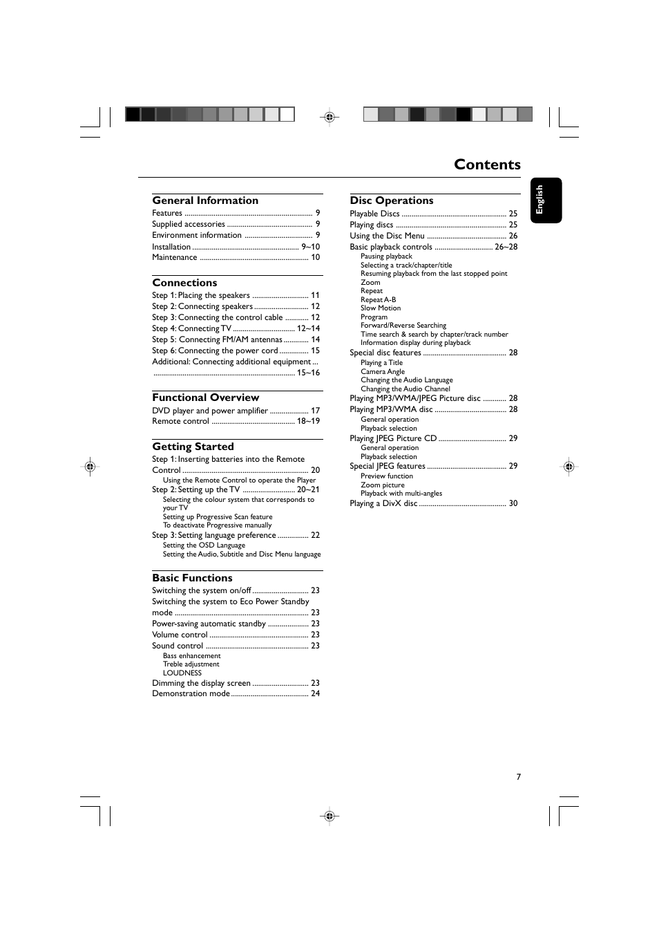 Philips MCD908-37B User Manual | Page 7 / 45