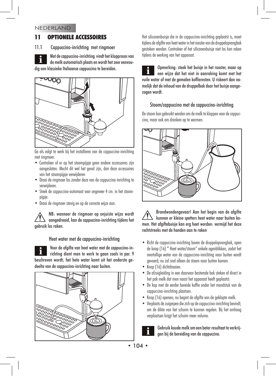 11 optionele accessoires | Philips 9314SC0B0119 User Manual | Page 104 / 132