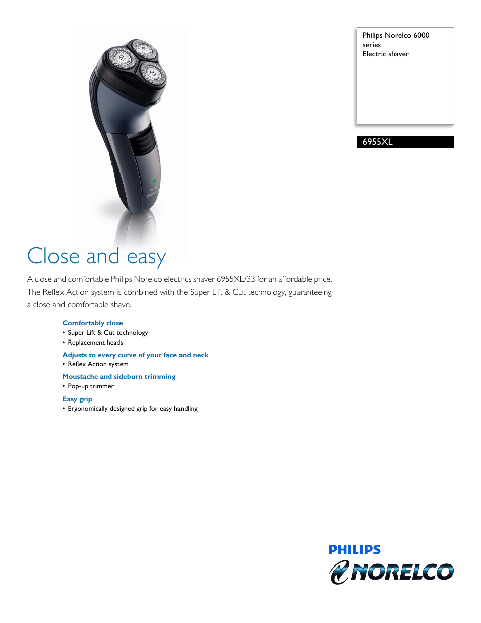 Philips 6955XL-18 User Manual | 2 pages