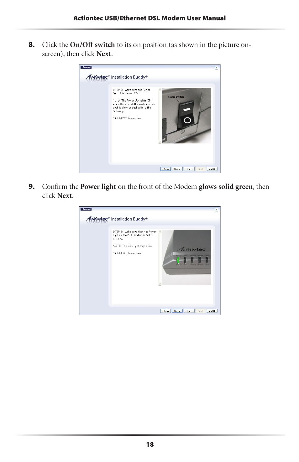 Actiontec electronic GT701A User Manual | Page 21 / 119