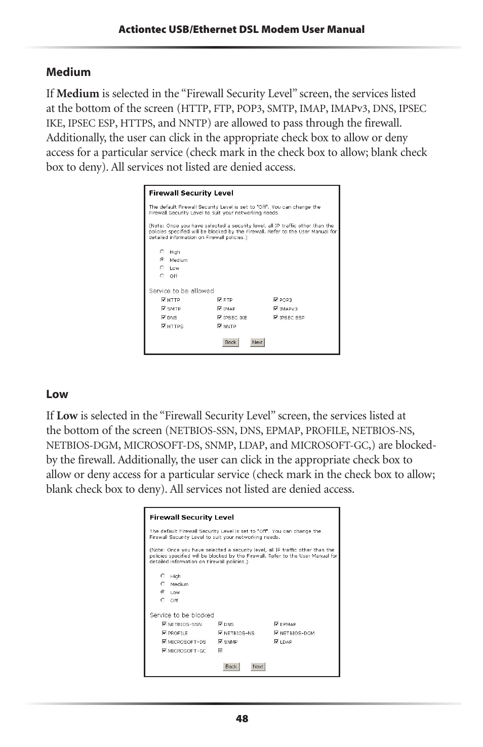 Actiontec electronic GT701A User Manual | Page 51 / 119